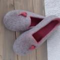 Tapkutes Hearts - Shoes & slippers - felting