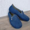 Denim slippers - Shoes & slippers - felting
