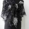 Openwork mantle " Moonlight " - Wraps & cloaks - felting