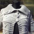 Comfortably gray vest - Machine knitting - knitwork