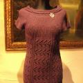 Purple vest - Machine knitting - knitwork