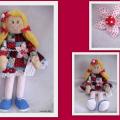 Chrysalis adorned for Christmas - Dolls & toys - sewing