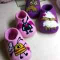 Sisters - Shoes & slippers - felting