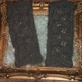 Dark gray lattice - Gloves & mittens - knitwork