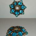 Blue Lagoon 1 - Neck pendants - beadwork