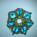 Blue Lagoon 2 - Neck pendants - beadwork