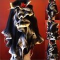 Black and white coated with gray country - Wraps & cloaks - felting