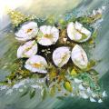 Bouquet - Oil painting - drawing