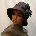 Hat " gray ring " - Hats - felting