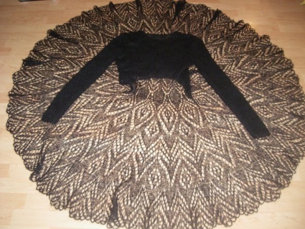 knitted dress mocherine 1
