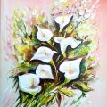 Calla - Oil painting - drawing