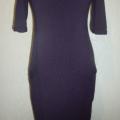 The eggplant-colored dress with pockets. - Dresses - knitwork