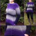 Purple with pockets - Blouses & jackets - knitwork