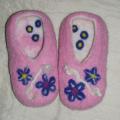 Flowers - Shoes & slippers - felting