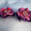 Felted brooch - Brooches - felting