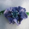 Felted brooch - Brooches - felting