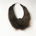 Collar with brown fur - Leather articles - making