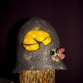 bath cap - Hats - felting