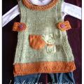 Sarafanas-vest - Blouses & jackets - knitwork
