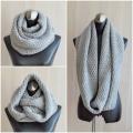 Gray snood - Wraps & cloaks - knitwork