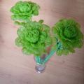 green flower - Biser - beadwork