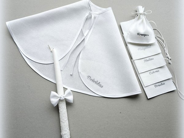 apnerta linen robe christening - Baptism clothes