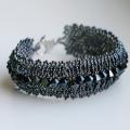 Bracelet " Night " - Bracelets - beadwork