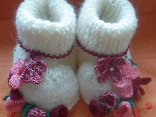 Baby booties "Meadow" - Socks