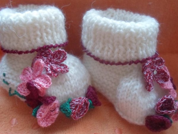 Baby booties "Meadow" 3