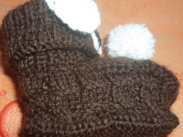 Baby booties "Puppies" 2