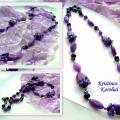 Violet - Necklace - beadwork
