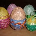 apnerti Easter Easter Egg - Lace - needlework