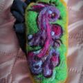 Sage " Bird of Paradise & quot ;. - Brooches - felting