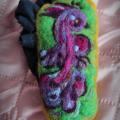 Sage " Bird of Paradise & quot ;. - Brooches - felting