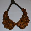 Flowered collar - Necklaces - felting