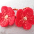 Kindergarten ring - Hair accessories - felting