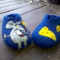 Brothers-the first part - Shoes & slippers - felting