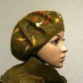 Beret and scarf " MOSS " - Kits - felting