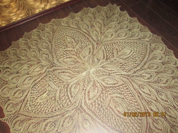 Knitting needles woven linen tablecloth 3