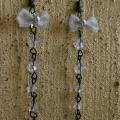 Czech ribbons - Earrings - beadwork