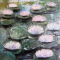 " Water Lily " - Oil painting - drawing