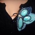 " butterfly " - Brooches - beadwork