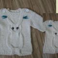 sweater " owlet " - Children clothes - knitwork