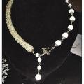 White coral necklace - Necklace - beadwork