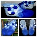 Slippers " ice " - Shoes & slippers - felting