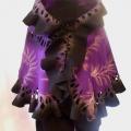 Black and purple party - Wraps & cloaks - felting