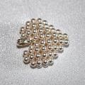 Weaved pearl heart - Necklace - beadwork