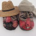 He and she ... Mardi Gras masks - Accessory - making