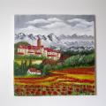 " poppy fields " - Oil painting - drawing