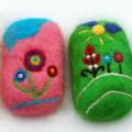 Spring soaps :) - For interior - felting